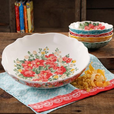 Vintage Floral 5-Pie...