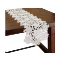 Shimmer Embroidered Collection Cutwork Table Runner, 54