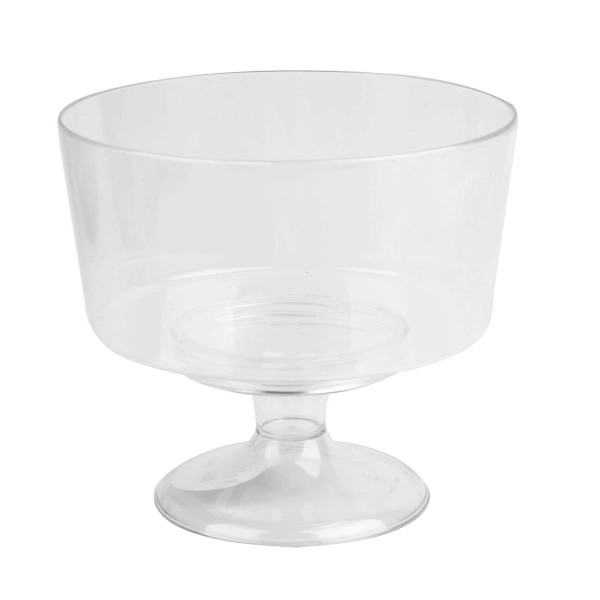 Elegant 7-inch Wide Dessert and Candy Serving Bowl, Plastic