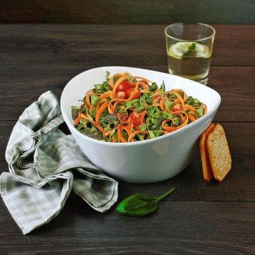 White Porcelain Wavy...