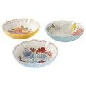 Floral Medley Assorted Ceramic 7.5-inch Bowls, 3-Pack