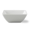 White Porcelain Square Appetizer Bowl