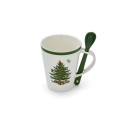 Christmas Tree Mug and Spoon Set, 2 Piece