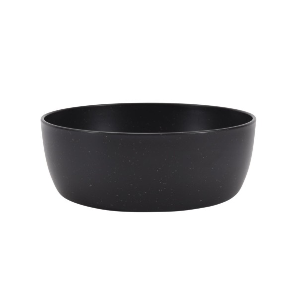 Black 38-Ounce Eco-Friendly Recycled Plastic Dinner Bowl