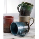 Mugs Assorted Colors, Set Of 4