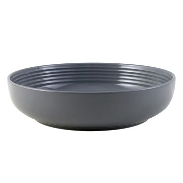 Stoneware Round Gray...