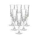 Crystal Champagne set of 6