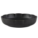 Beautiful Scallop Set of 4 Stoneware Bowl Black