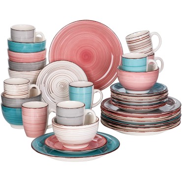 32-Piece Stoneware D...