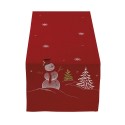 Embroidered Snowman Table Runner