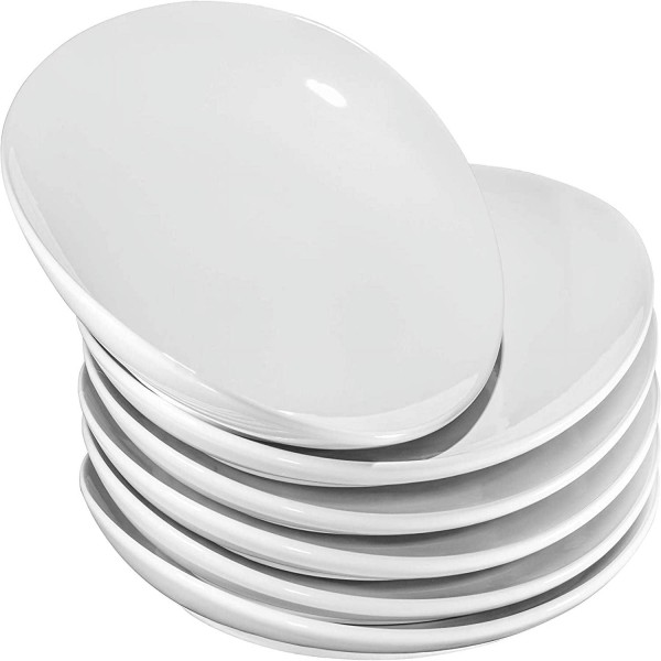 Plates Set Of 6 Elegant Matte 11