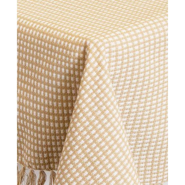 Ecru 100% Cotton Tab...